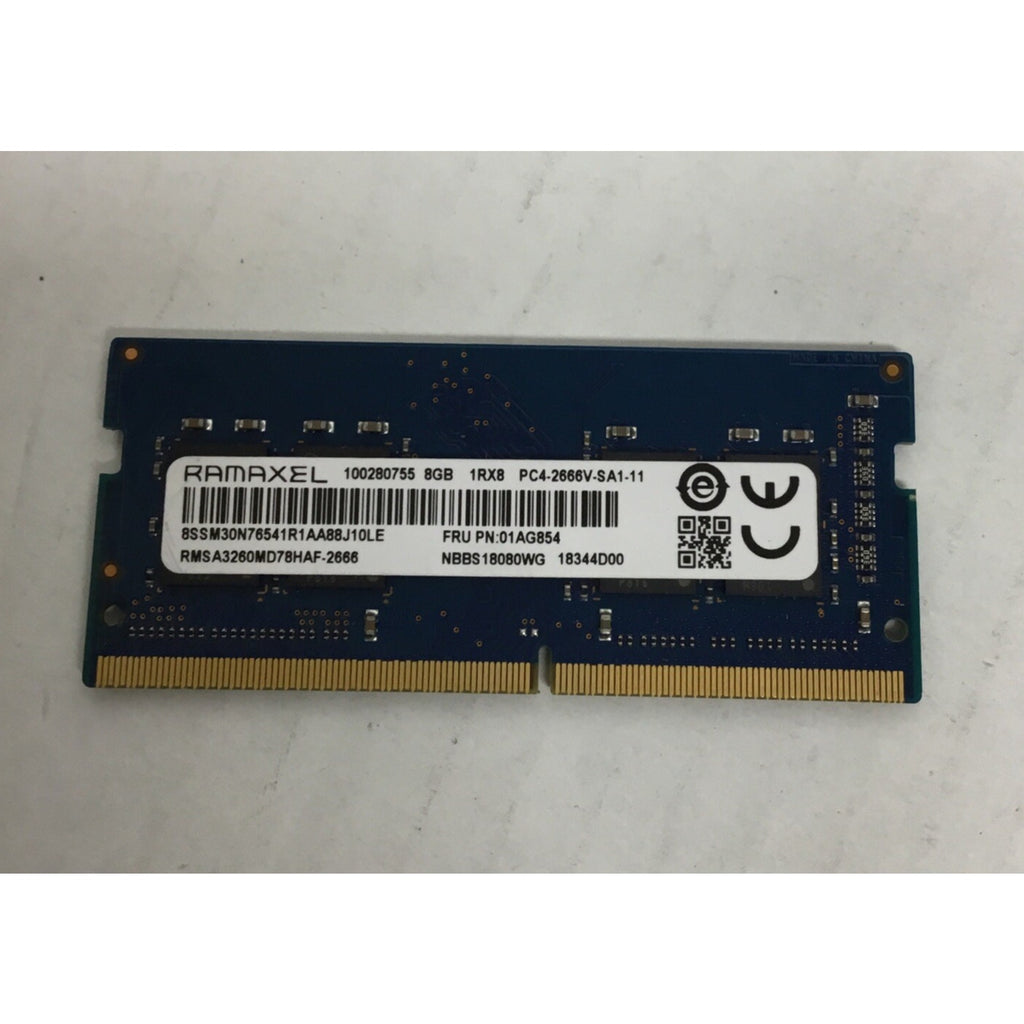 Lenovo Y530-15ICH So-Dimm Ramaxel 8Gb Memory PC4-2666V RMSA3260MD78HAF-2666