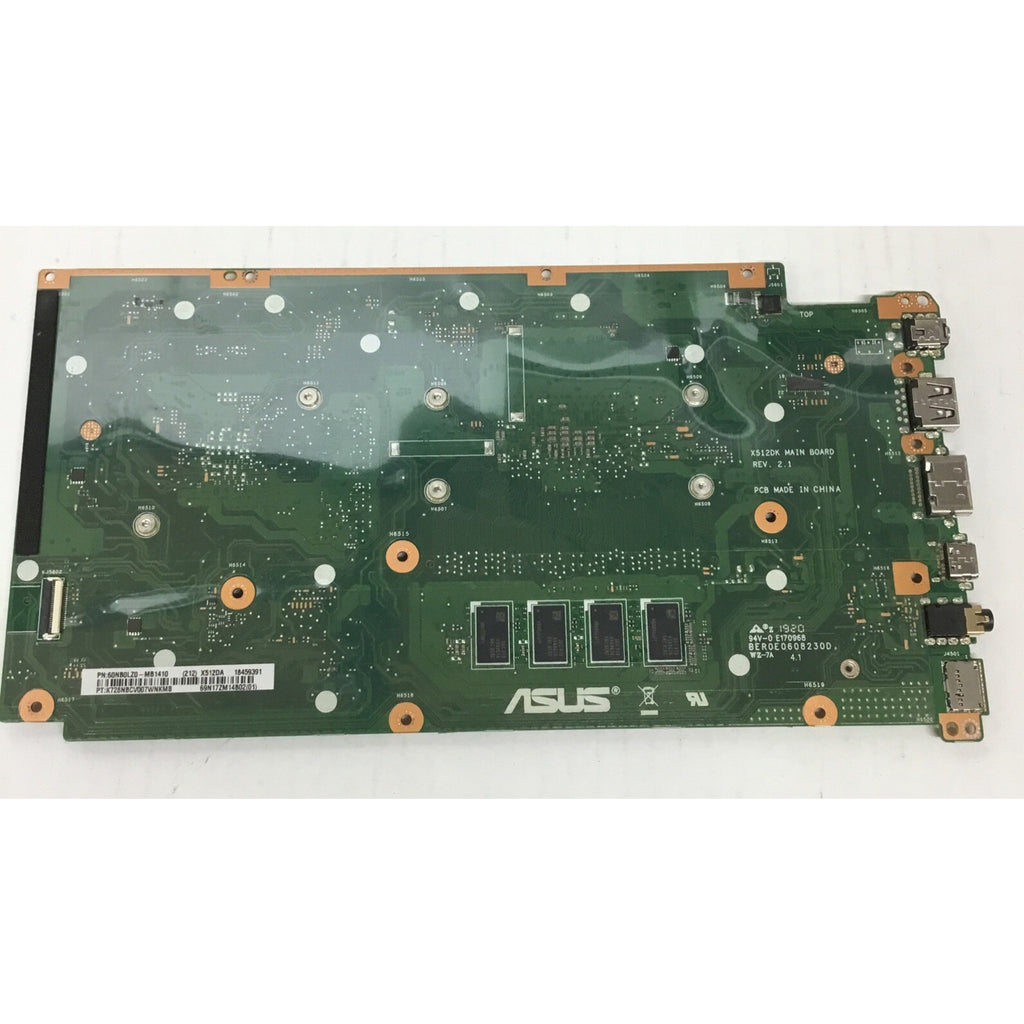 PARTS ASUS VivoBook 15 F512DA RYZEN 5 3500U 2.10Ghz Motherboard 60NB0LZ0-MB1410