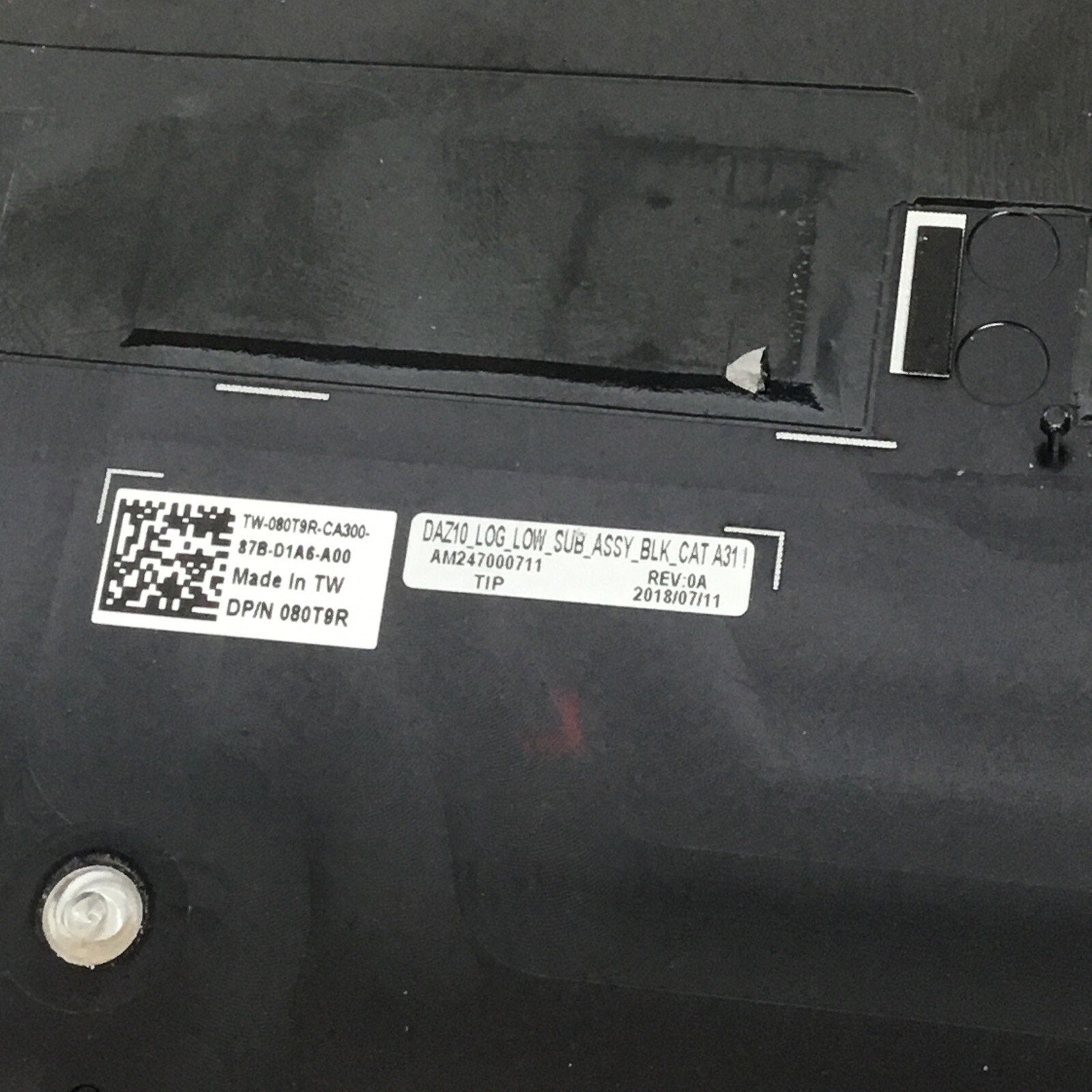 Genuine Dell XPS 15 9575 Laptop Bottom Base Case Cover Assembly 80T9R