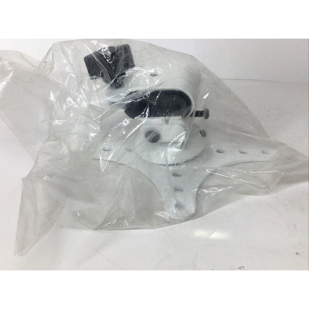 MonMount Clamp Style Tilt Monitor VESA Mount Bracket - White