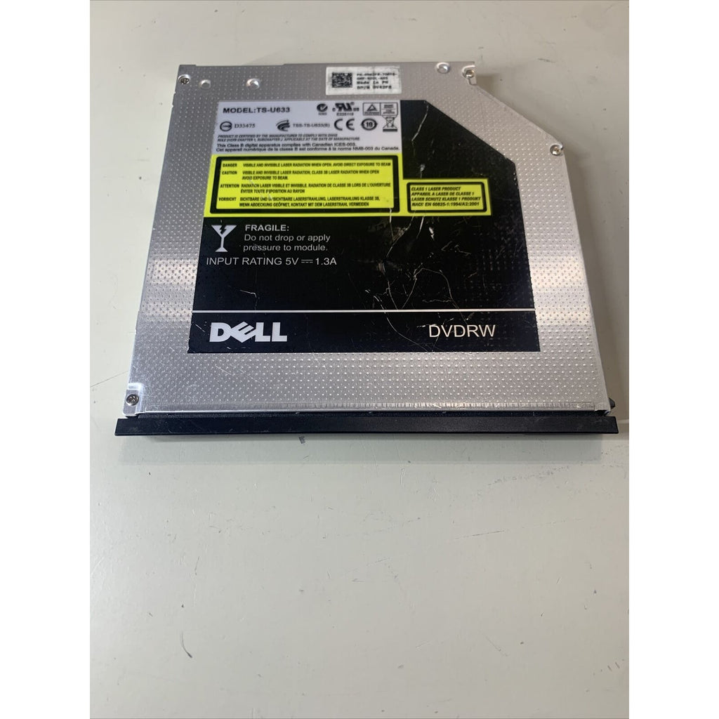 Dell SATA Laptop DVD/CD/Rewritable Drive w/Bezel TS-U633 GU10N V42F8 RJ7HH YP311