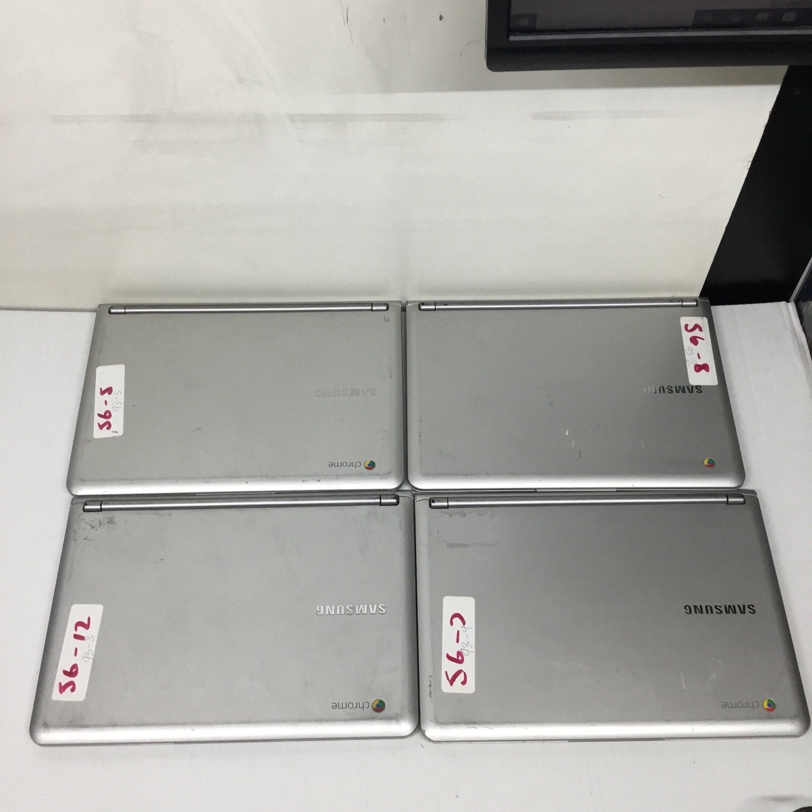 LOT OF 4 Samsung Chromebook (XE303C12-A01US) 11.6" For Parts