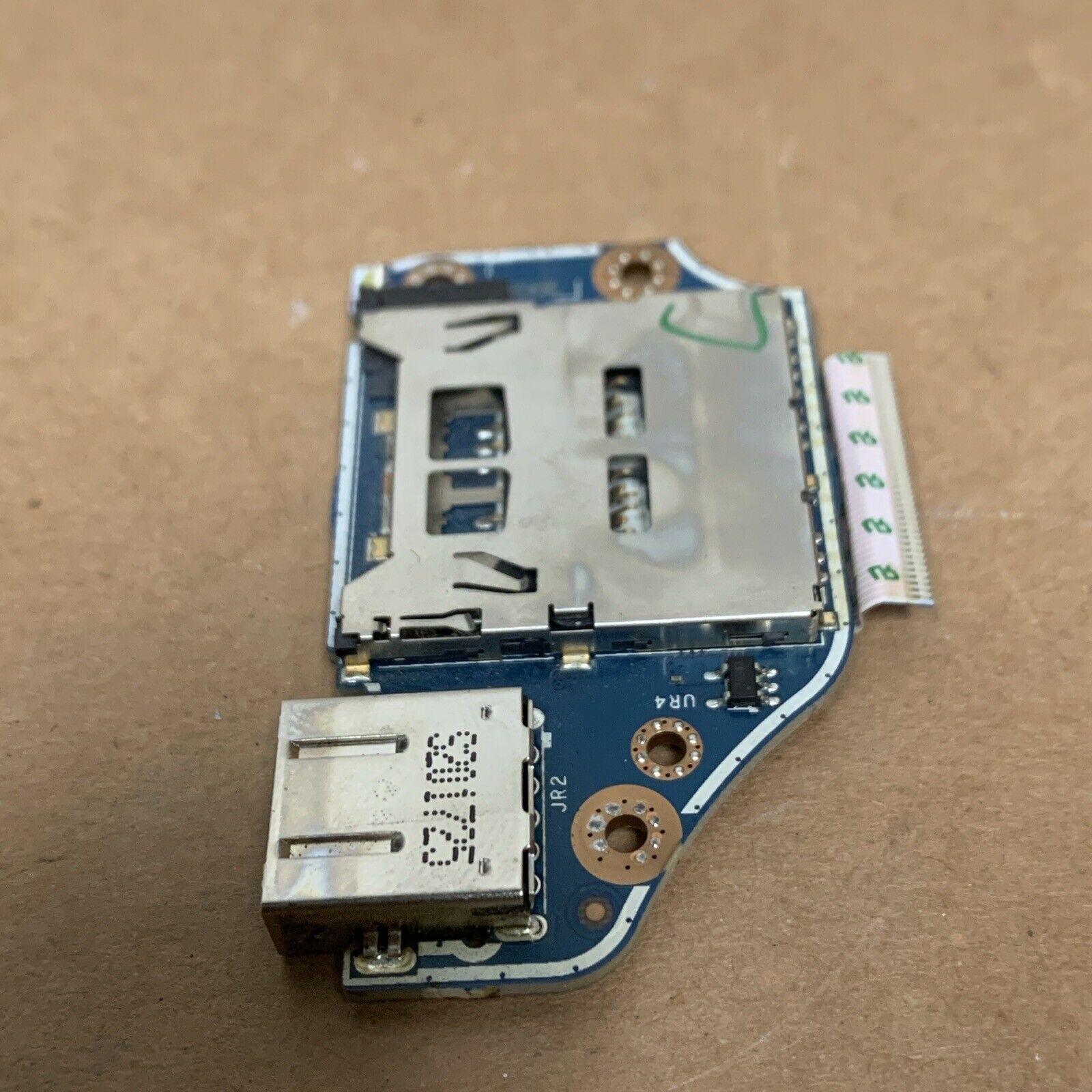 HP Omen 15-DH 15-DH1060NR Genuine Laptop USB Card Reader Board w/ Cable LS-H482P