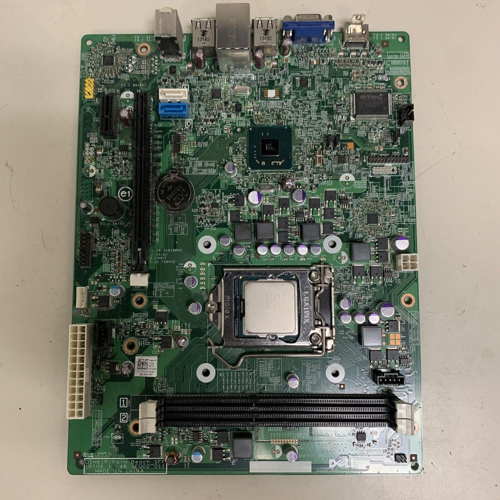 Dell 0T10XW Optiplex 3010 SFF Motherboard LGA1155 H61 T10XW W/ Intel I3-3220