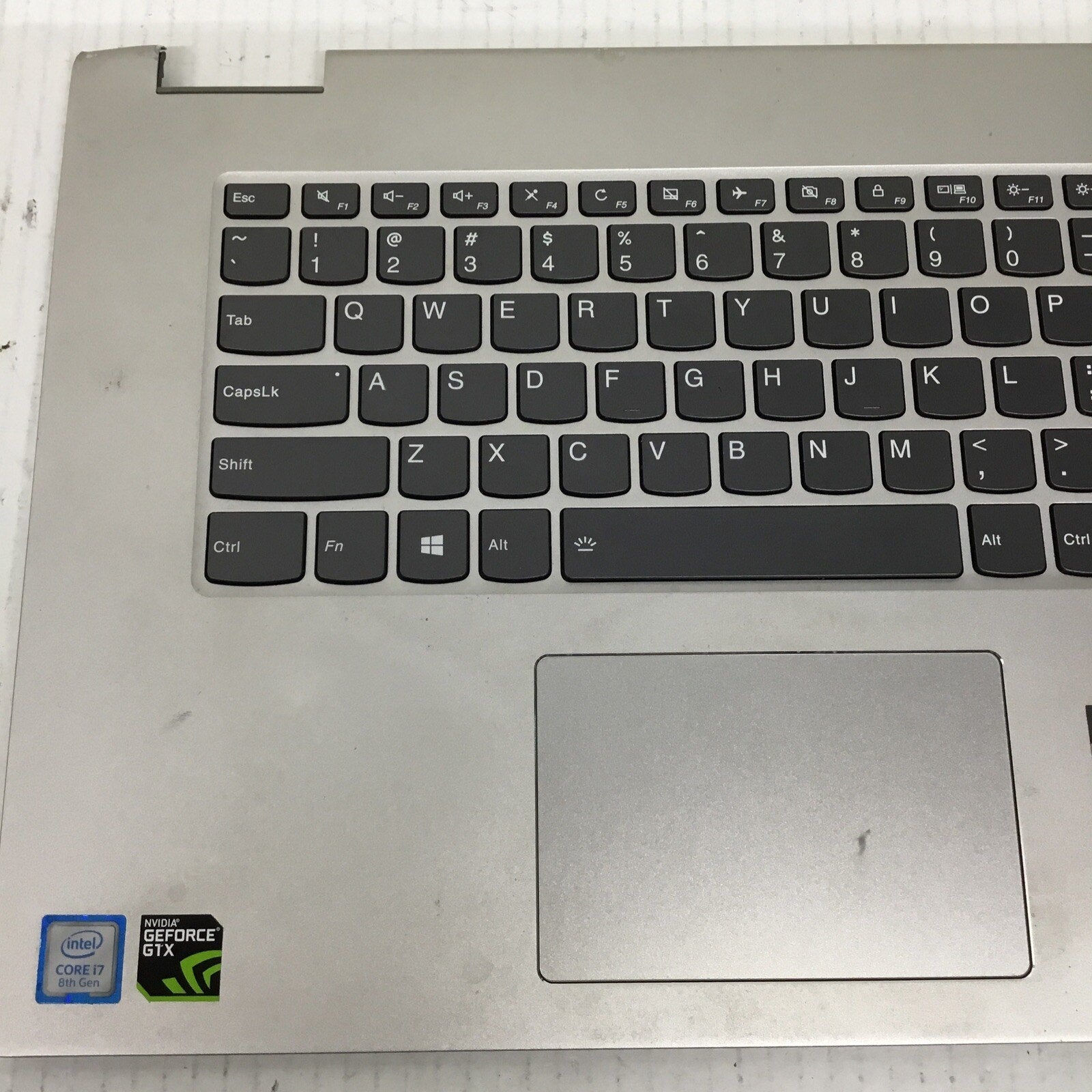 Lenovo Yoga 730-15IKB 730-15IWL 15.6" Palmrest Case Keyboard Backlit Silver