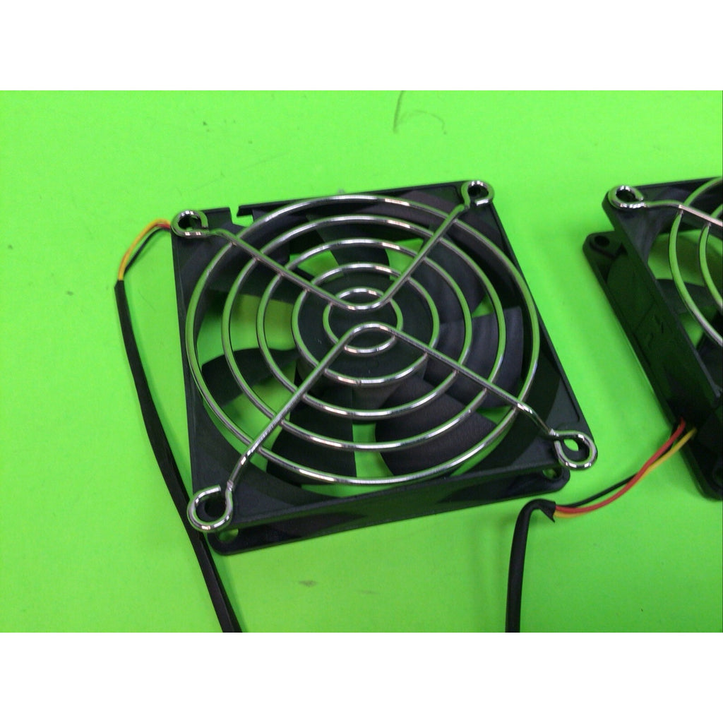 Lot of 3 pcs T&T 8020M12B-NF1 Fans and Grills 80 x 80 x 20mm