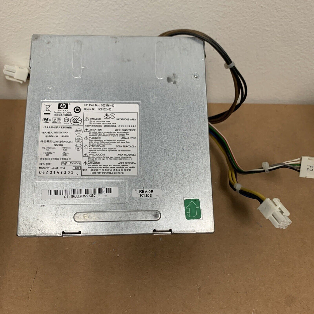 HP PS-4241-9HA - 240W Power Supply For HP Elite 8000 8100 8200 SFF Pro 6000 SFF