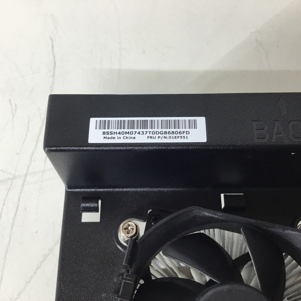 Lenovo ThinkCentre CPU Cooling Fan with Heatsink and Air Duct 01EF550 01EF551