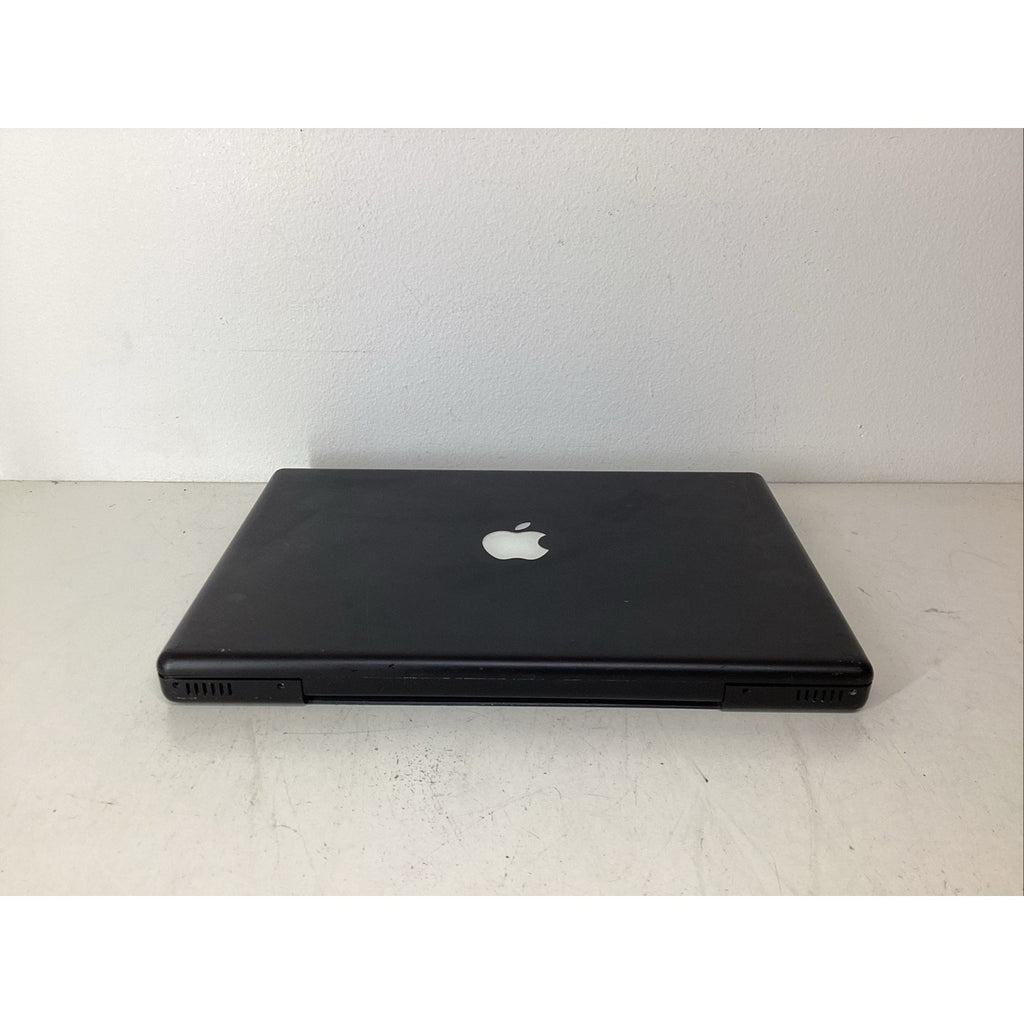 Black Apple MacBook A1181 Laptop 13.3" Intel Core Duo 2GB RAM No Batt-For Parts