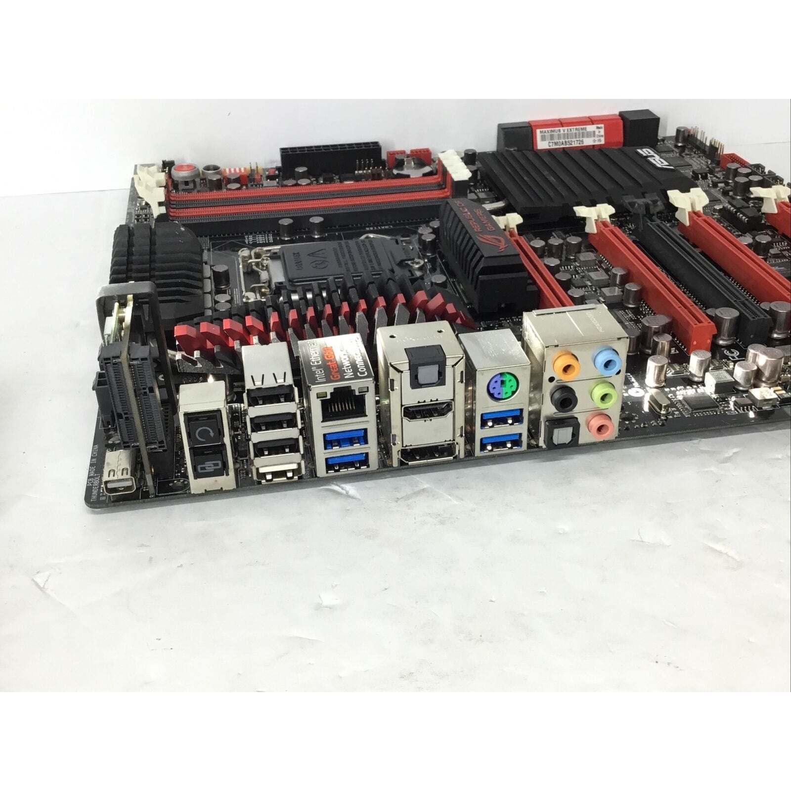 FOR PARTS - ASUS Maximus V Extreme, LGA 1155, Intel Motherboard - FOR PARTS