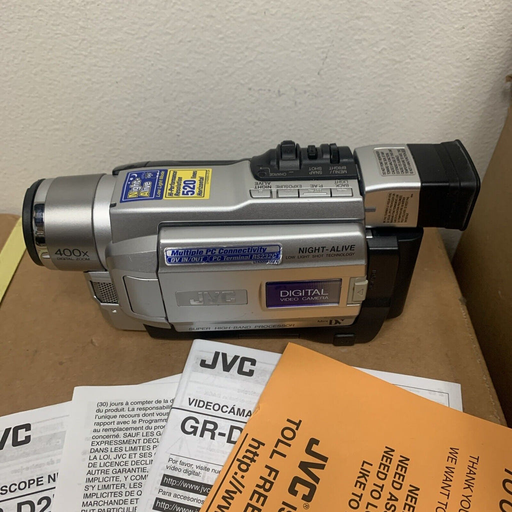 JVC GR-DVL210U Mini DV Digital Video Camera - As-Is/Unknown - No Power Cable