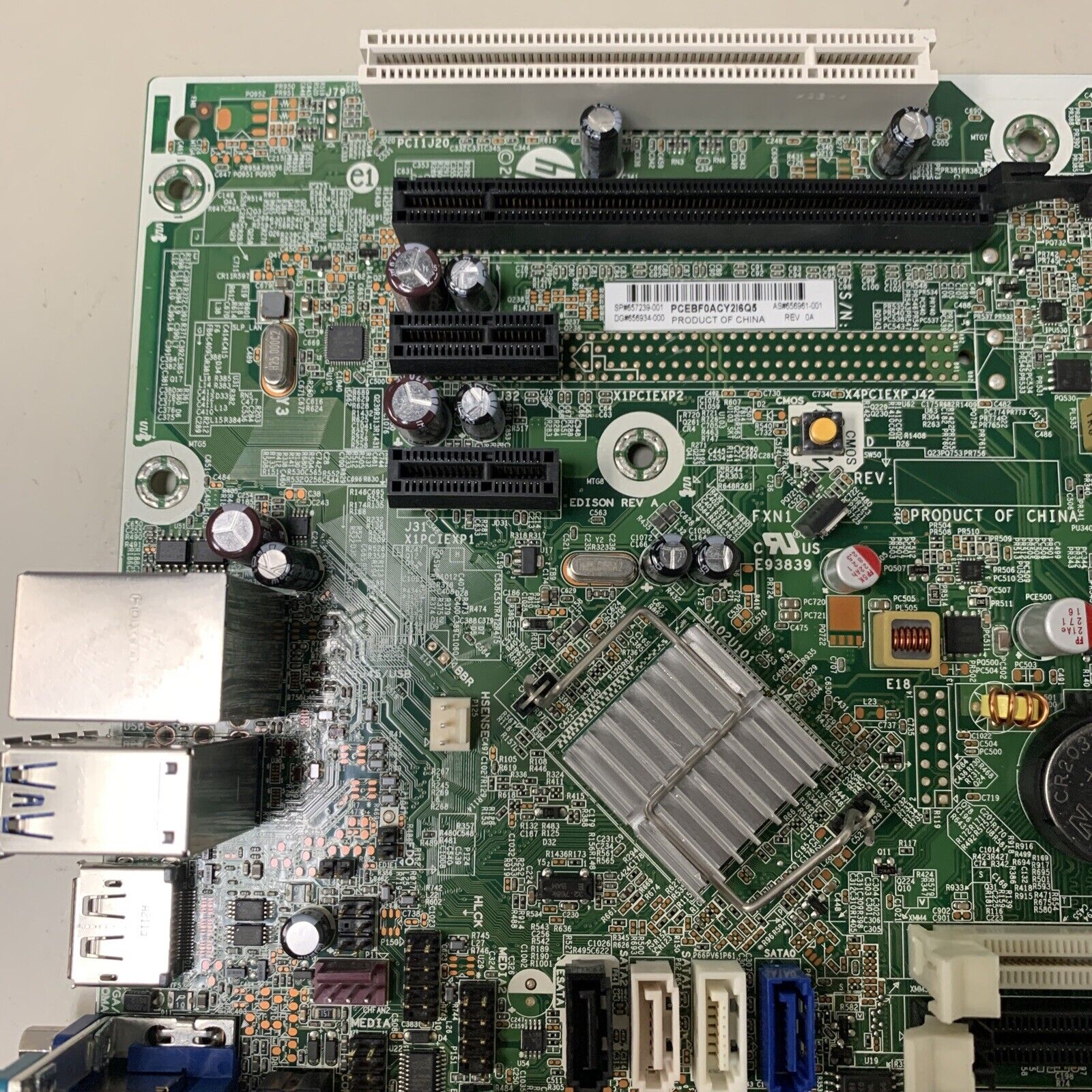 HP Pro 6300 SFF Intel LGA1155 DDR3 Desktop Motherboard 656961-001 With G640 CPU