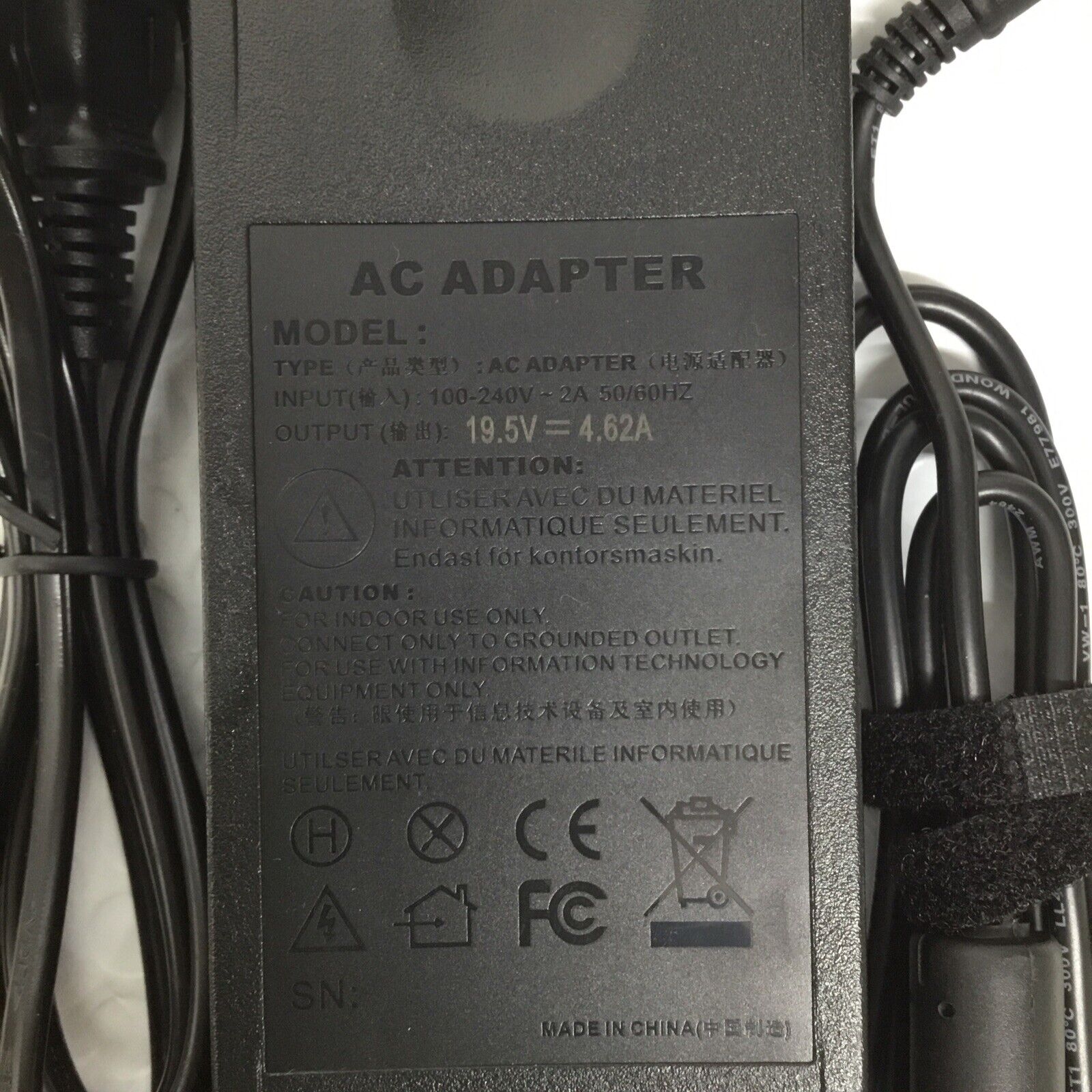 90W AC Adapter Charger For Dell Latitude PA-10