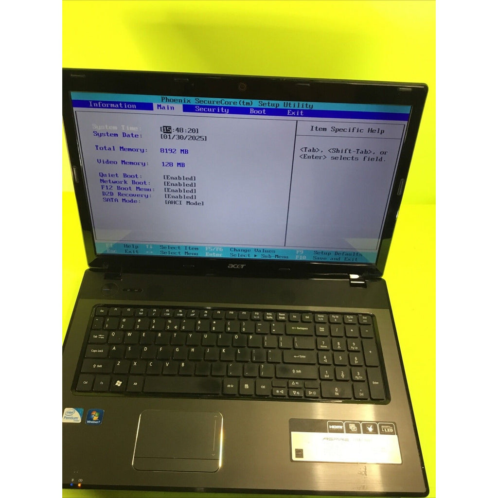 Acer Aspire 7741z FOR PARTS or REPAIR
