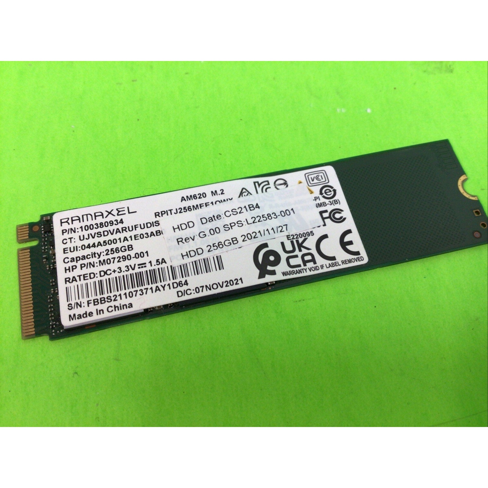 RAMAXEL AM620 256GB M.2 2280 PCIe NVMe SSD RPITJ256MEE1OWX