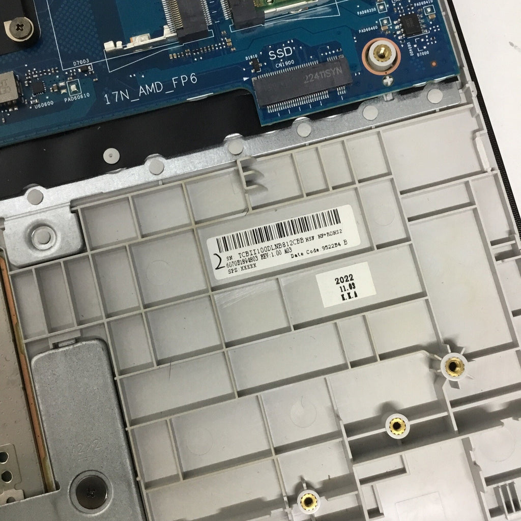 HP 17-CP0700DX 17.3 AMD Ryzen 5 5500U 8GB RAM FOR PARTS READ DESC