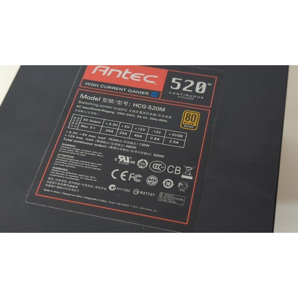 Antec HCG-520M High Current Gamer 520W Power Supply Module w/ Cables