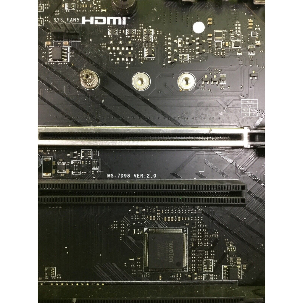 MSI PRO B760-P WiFi DDR5 INTEL LGA 1700 ATX MOTHERBOARD FOR PARTS or REPAIR