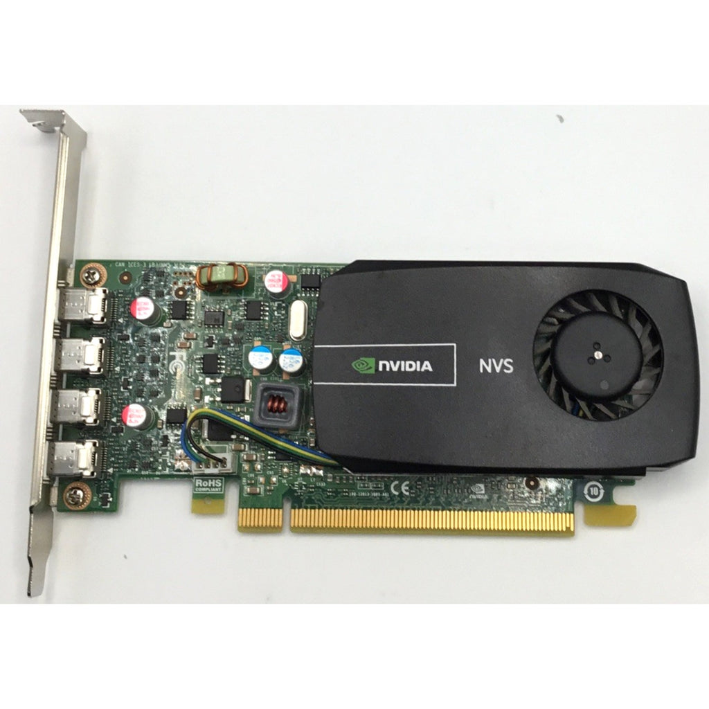 HP Nvidia NVS 510 GDDR3 2GB PCIe 4x Mini DP Graphics Card 721795-001 700101-002