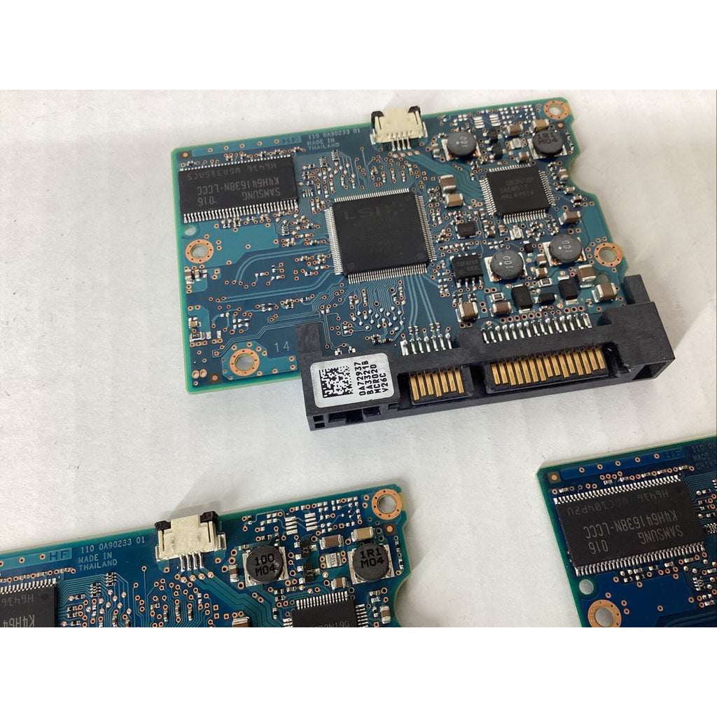Lot of 3-Hitachi HDS721025CLA382 0F10979 SATA 3.5" 250GB 7200RPM Hard Drive PCB