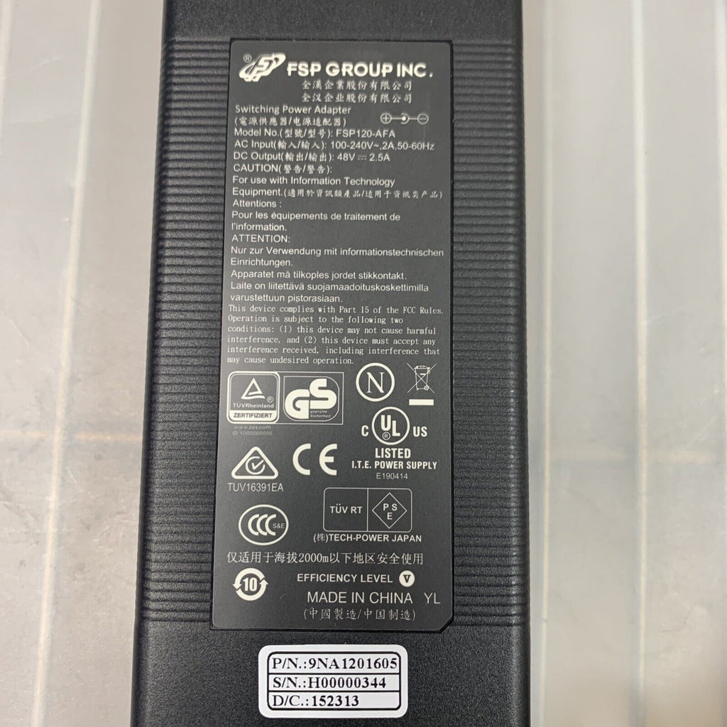 FSP FSP120-AFA AC Power Supply Adapter - 120W / 48V / 2.5A 9NA1201605