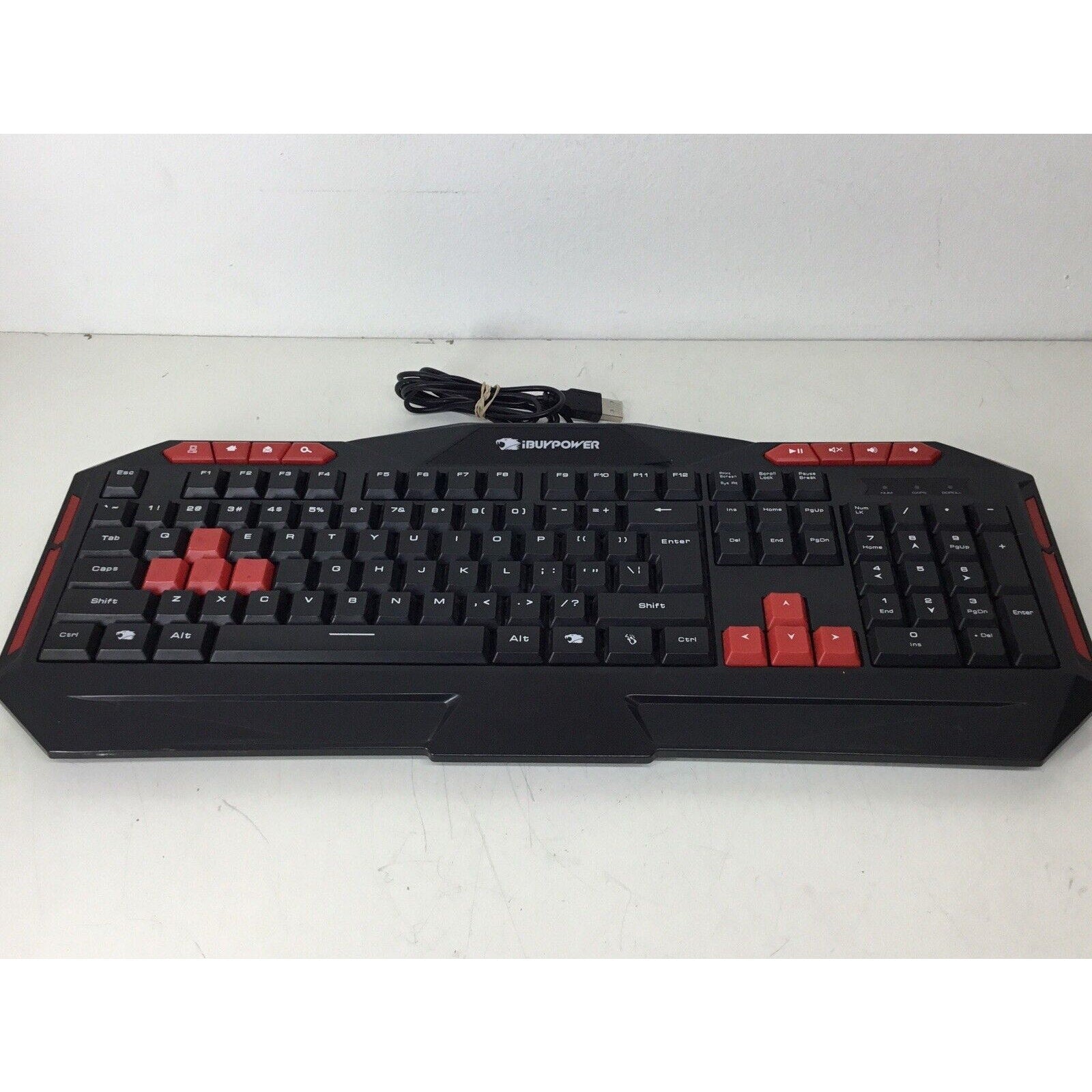 iBuyPower IBP-ARES E1 Gaming Keyboard Black & Red