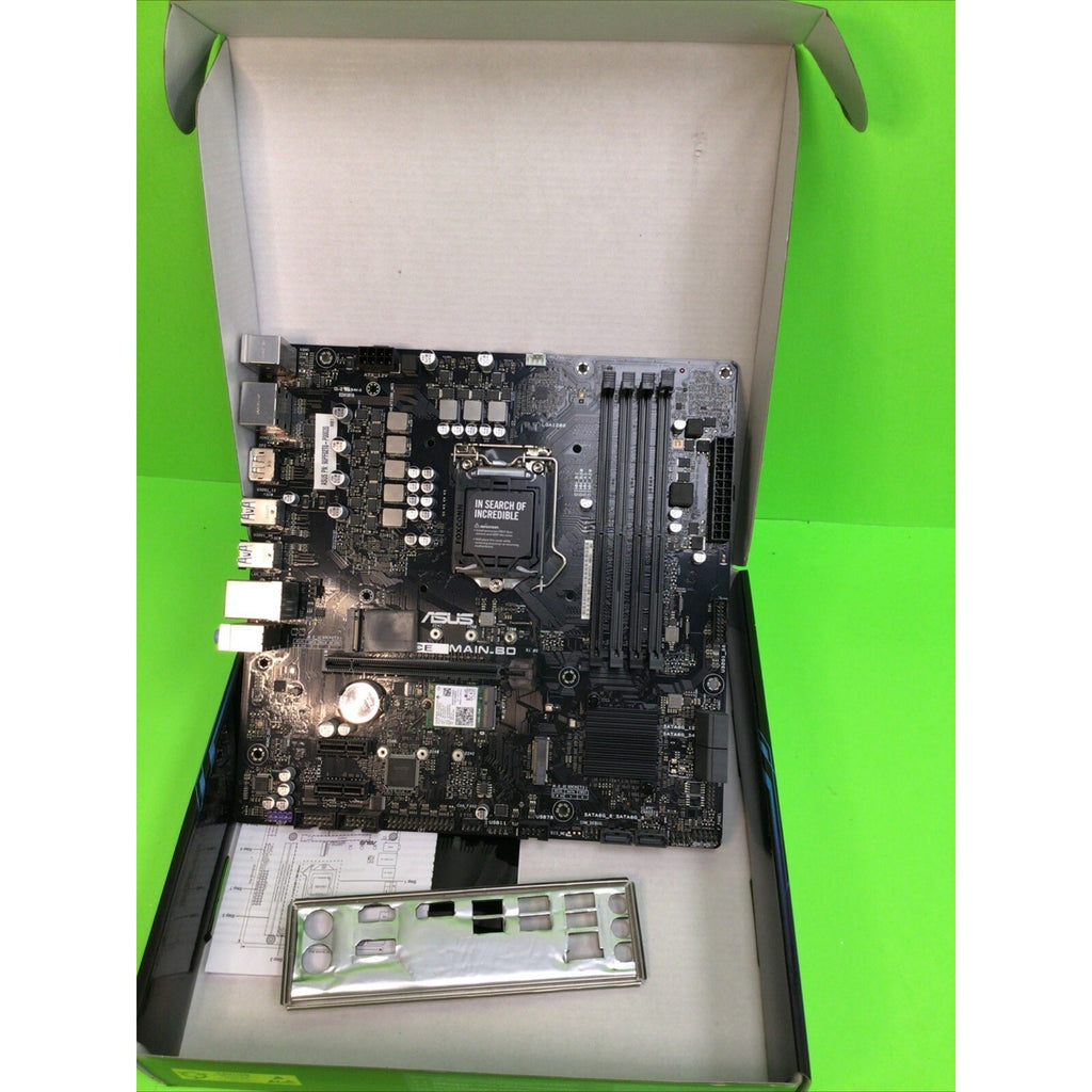 ASUS PRIME H510M-K R2.0 w/ I/O Shield FOR PARTS or REPAIR