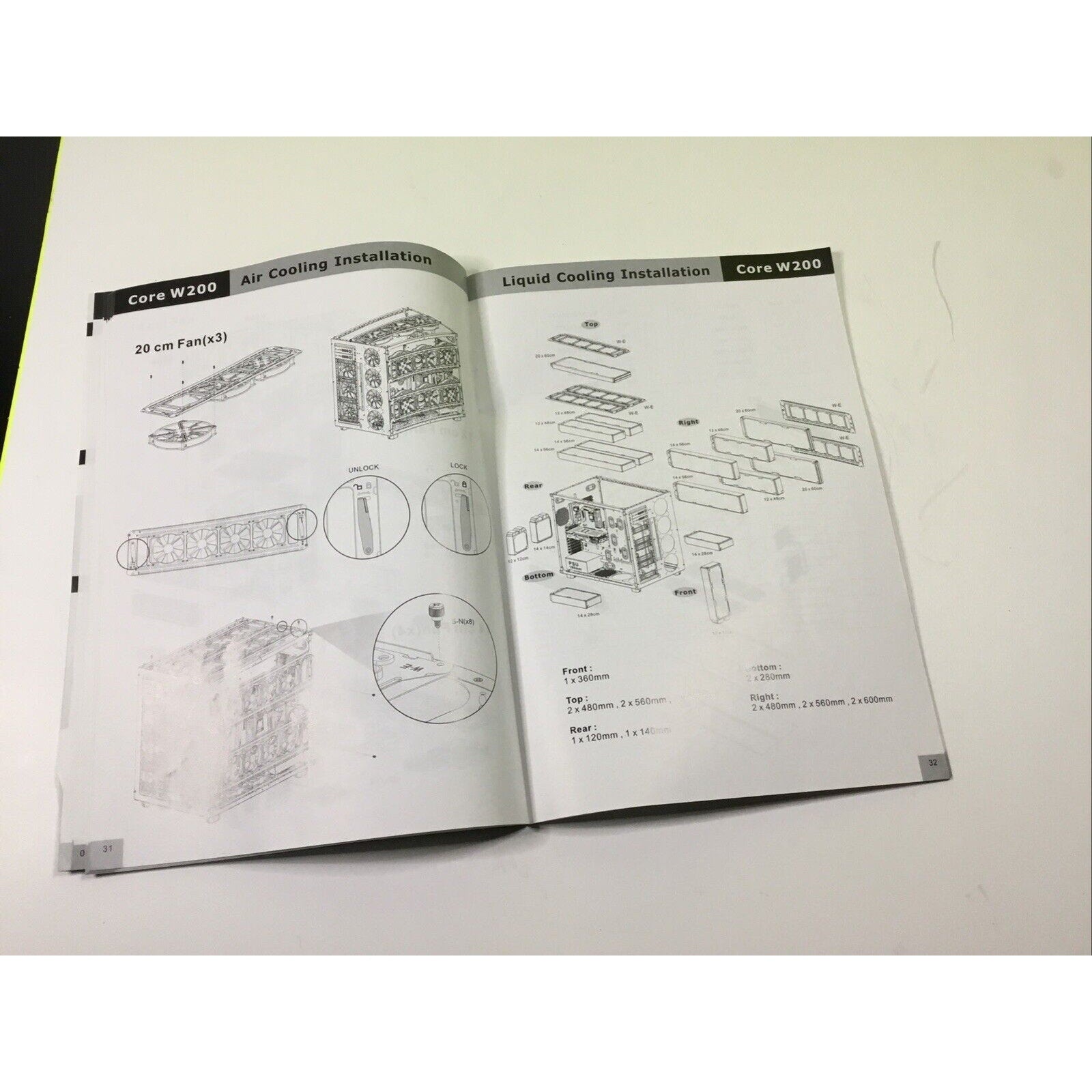 ThermalTake Core W200 Series Assembly Instruction Manual