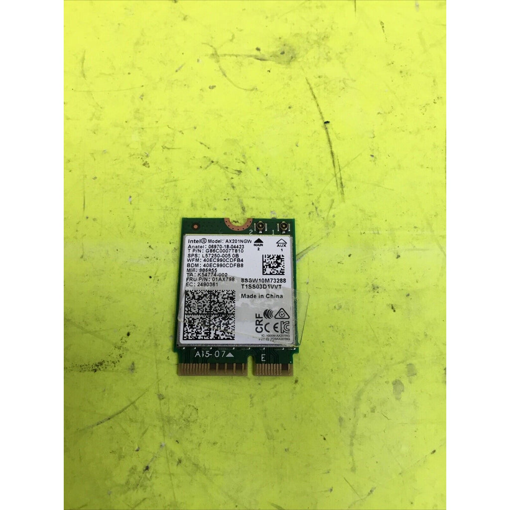 Intel AX201NGW Wifi6 Card 2.4Gbps for Dell Inspiron 14 15