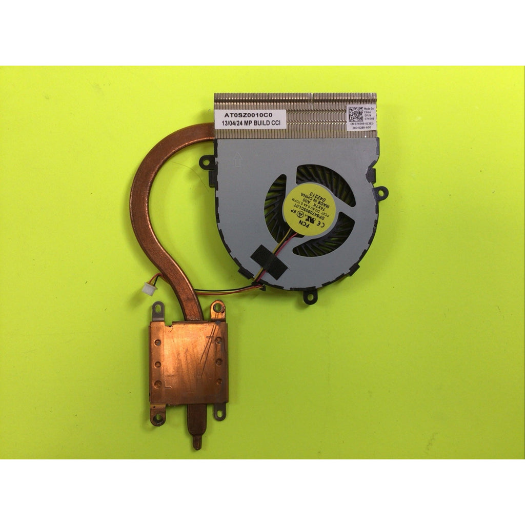 Dell Inspiron 15 3521 CPU Cooling Fan and Heatsink 07H5H9