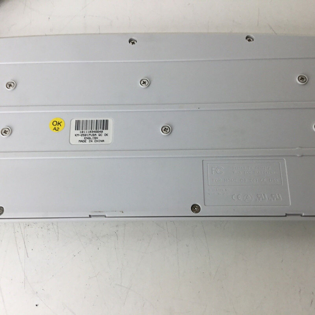 Soyo Vintage White Computer Keyboard KM-2501PUSA PS/2
