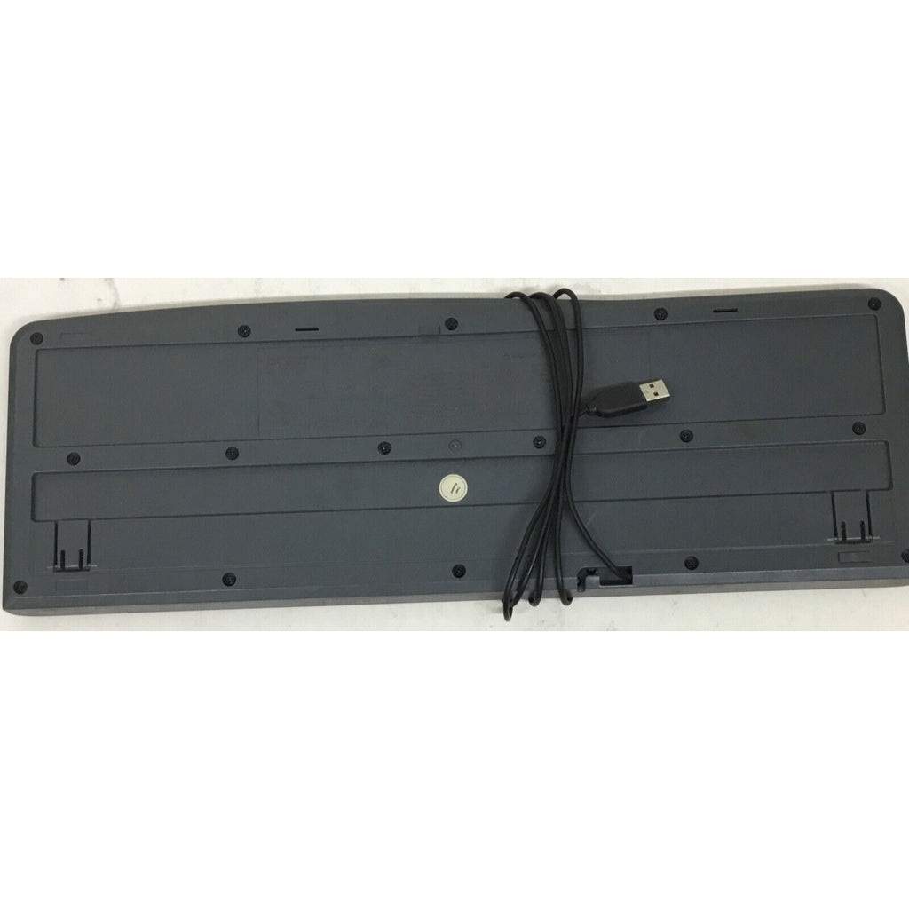 Logitech K120 Ergonomic Desktop Wired Keyboard USB Black - Number Pad - Tested