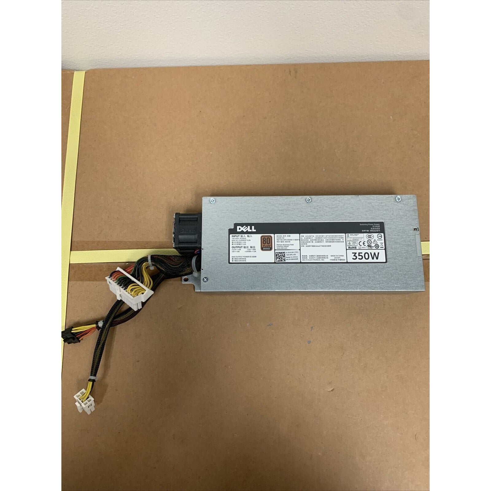 DELL 0NWX4R NWX4R D350E-S2 DPS-350AB-11 B 350W POWER SUPPLY for PowerEdge R320