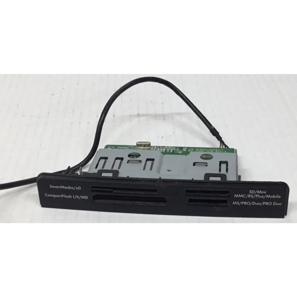 HP Pavilion Desktop Computer Media Card Reader 5070-2566 w/ Front Bezel & Cable