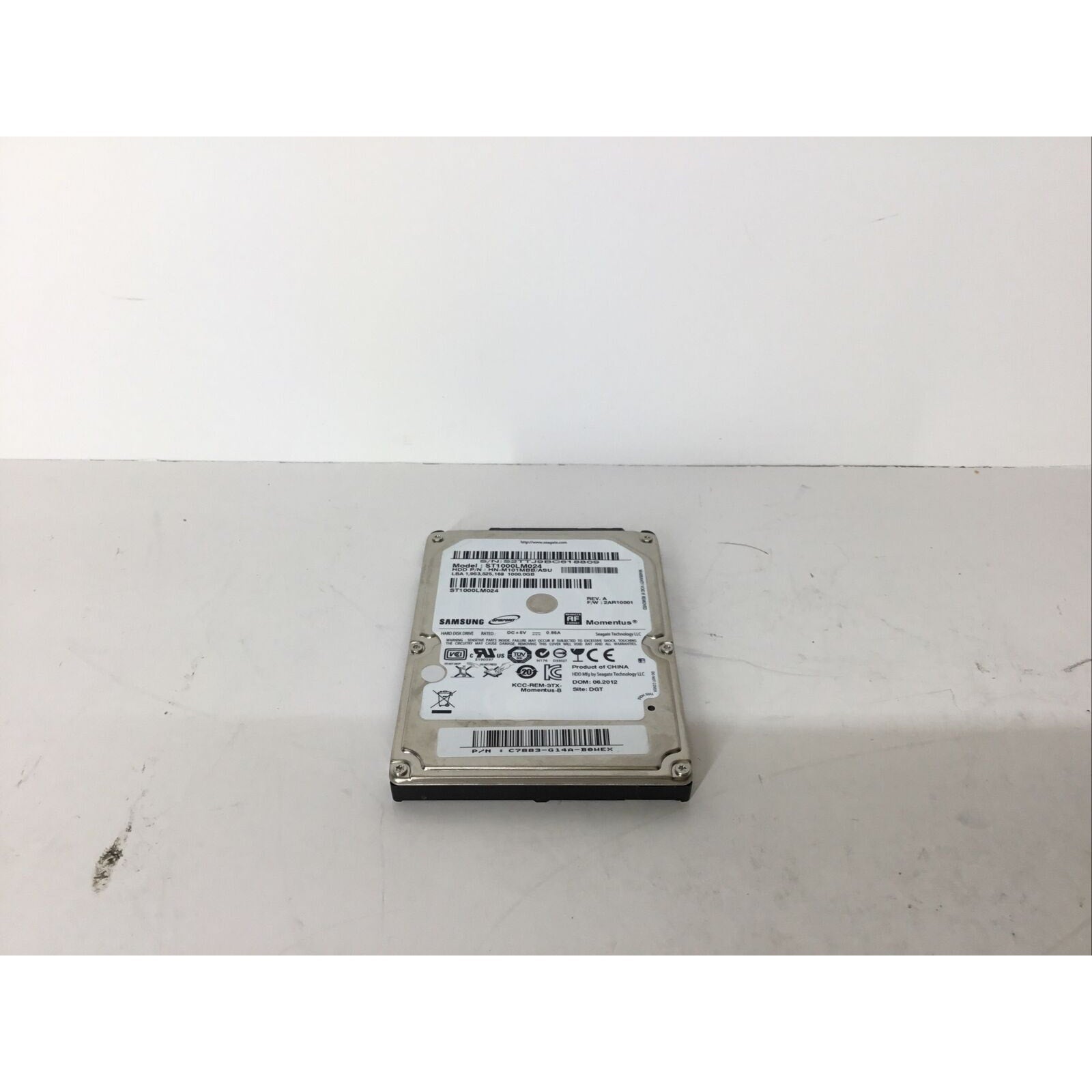 Samsung SpinPoint ST1000LM024 1TB 2.5" SATA Laptop Hard Drive