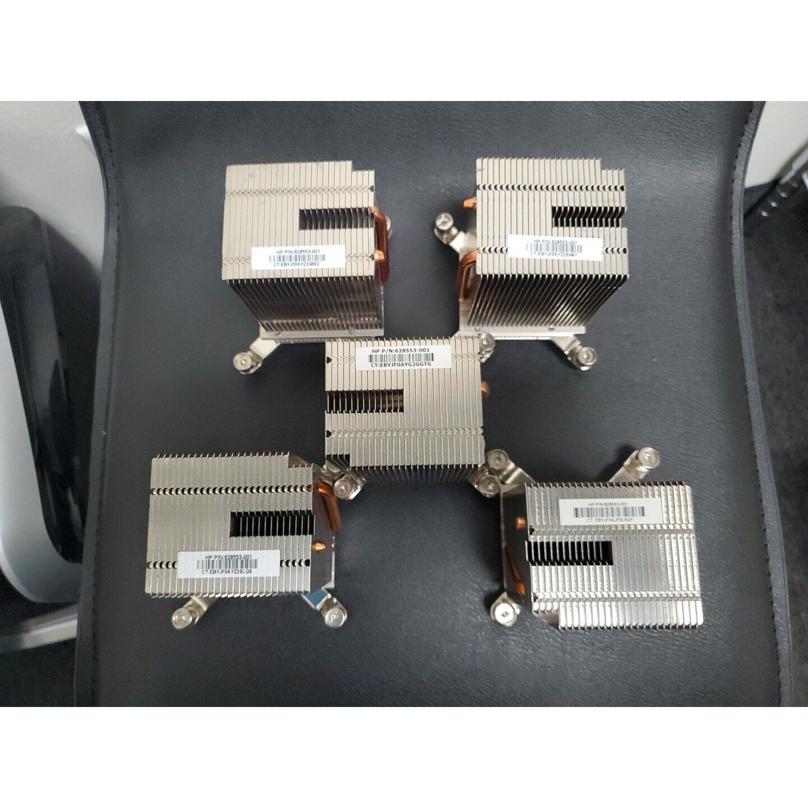Lot of 5 - HP Compaq 6200 Pro SFF Desktop LGA1155 CPU Heatsink - 628553-001