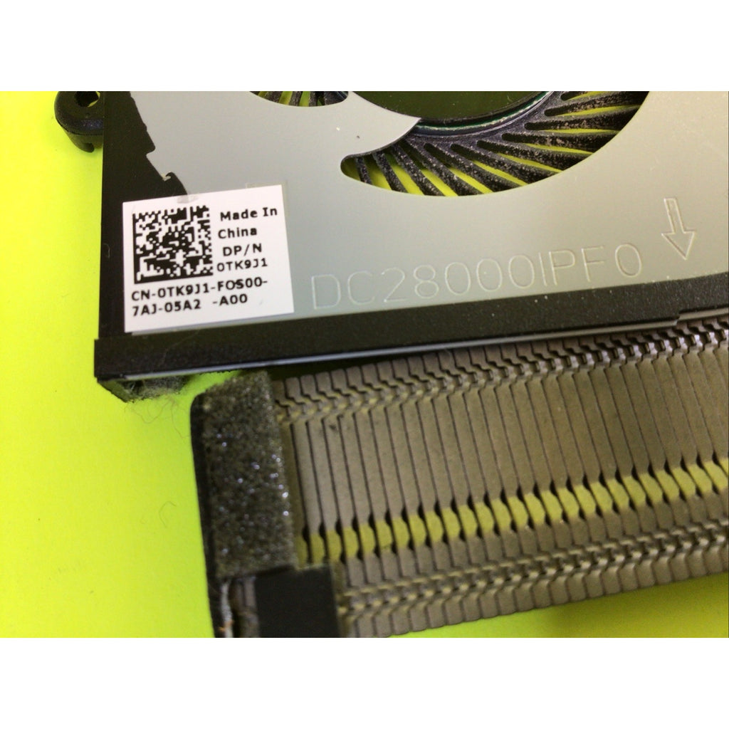 Dell XPS 15 9560 CPU Heatsink and Fans 8R2V8 08R2V8