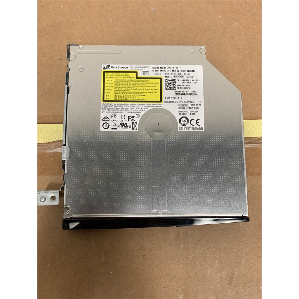 Dell DVD Drive with Bezel for PC or Laptops GU90N 9M9FK - Special Side Bracket