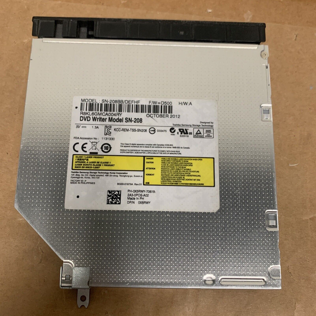 Dell DVD Writer Drive Model: SN-208 - SN-208BB/DEFHF - X5RWY