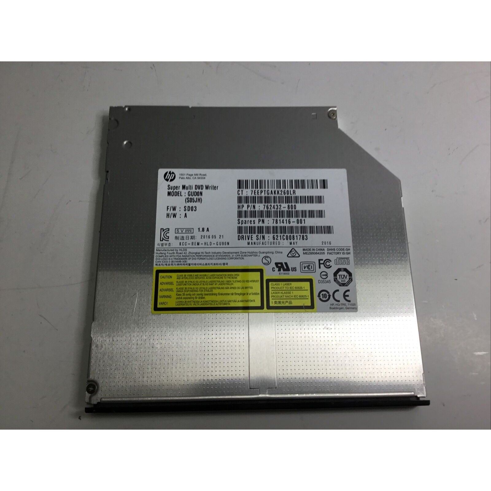 HP 600/800 G2/G3 Slim SATA Desktop DVD±RW Rewritable Drive 762432-800