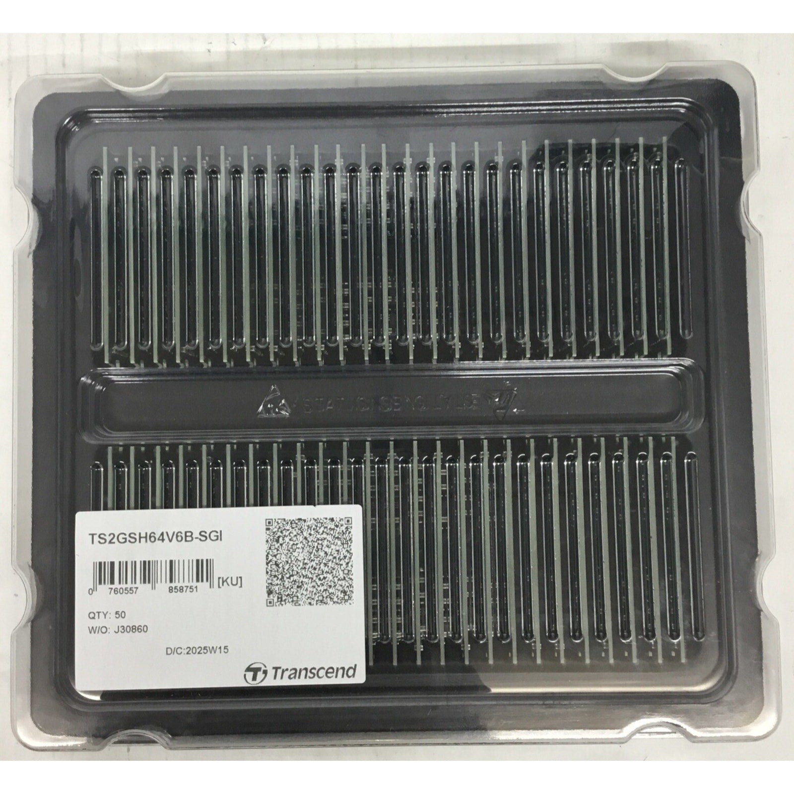 Lot of 50 NEW OEM Transcend x 8GB DDR4 2666 SO-DIMM Ram