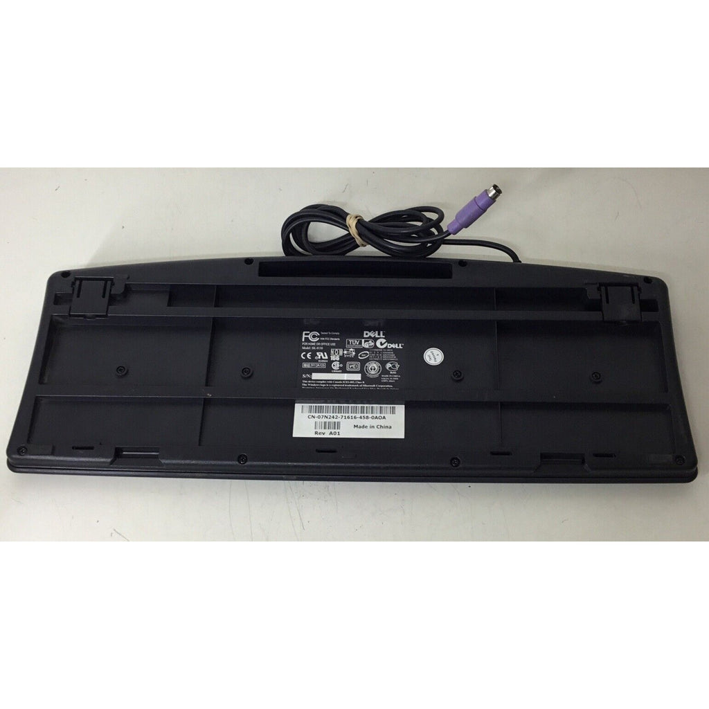 Dell SK-8110 PS/2 Wired Keyboard 07N242 7N242 Untested