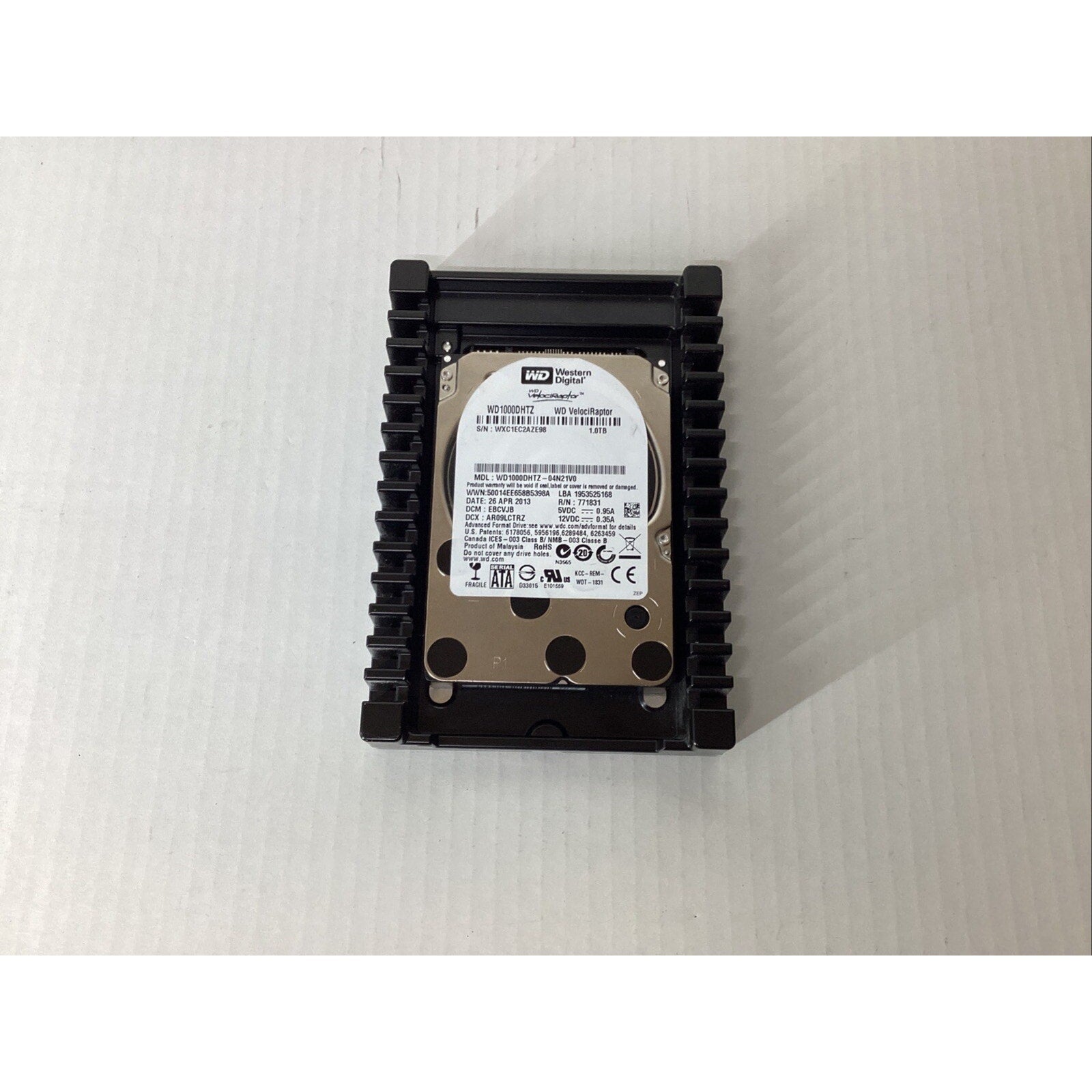 Western Digital WD VelociRaptor 1TB 10k SATA 6G 3.5" WD1000DHTZ-04N21V0