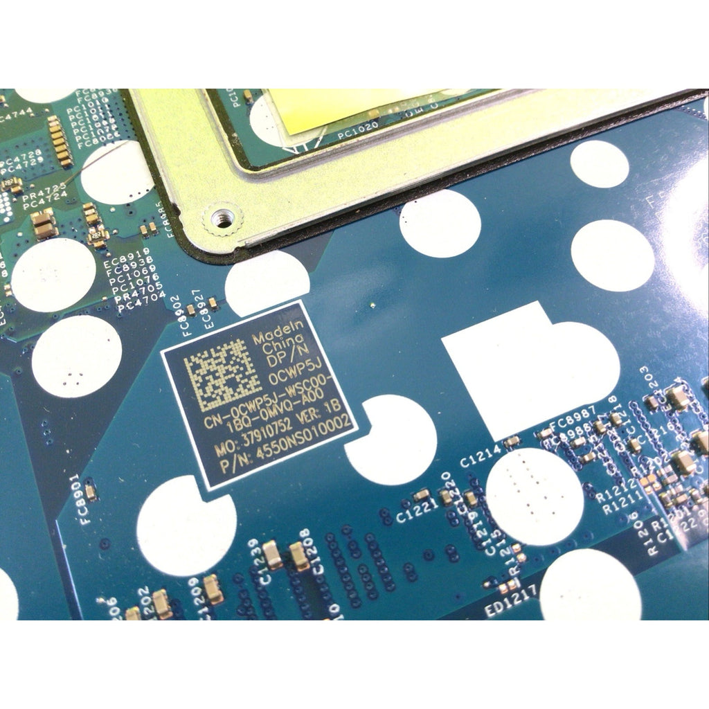 Dell Latitude 5521 Intel Core i7-11850H 2.5GHz Motherboard 0CWP5J CWP5J