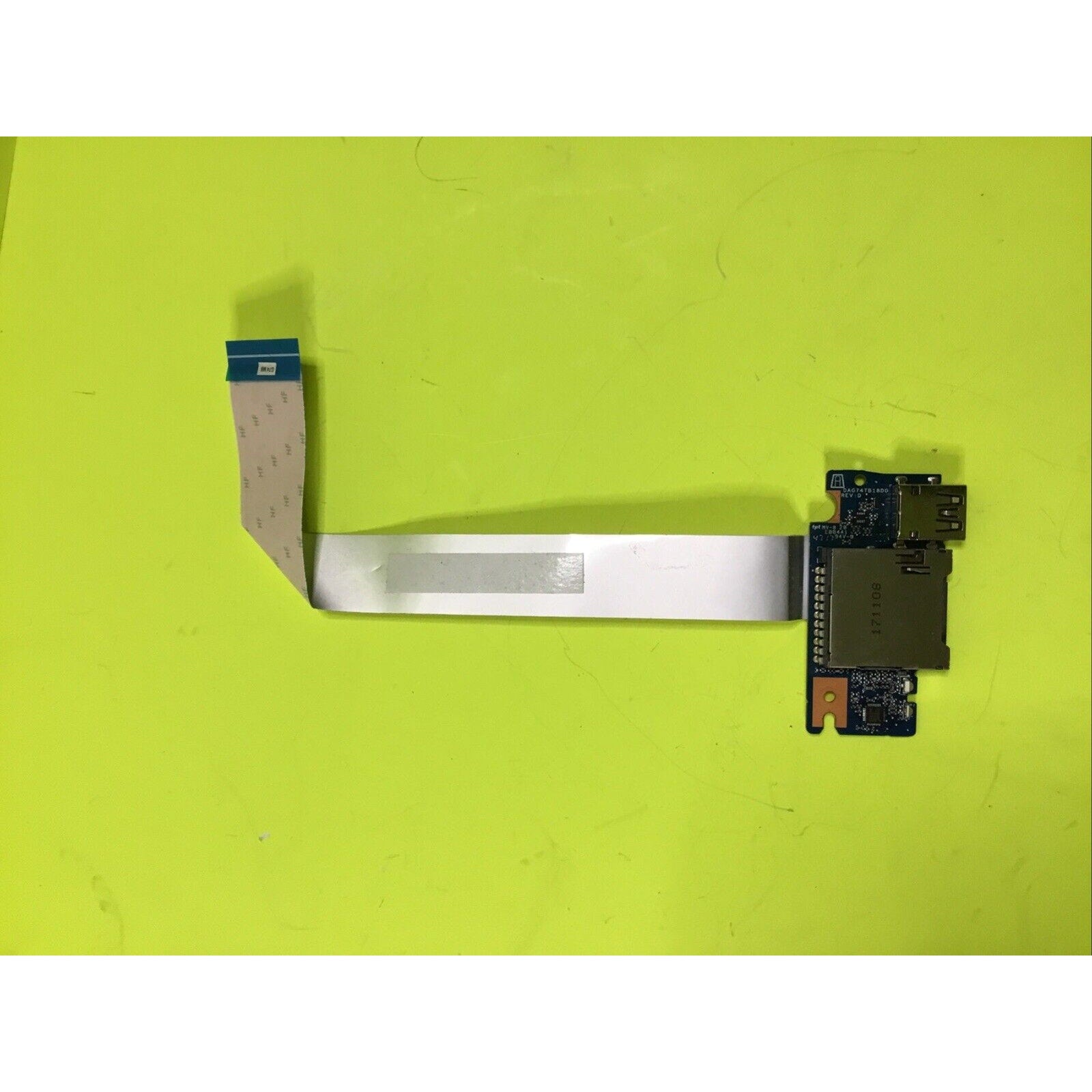 OEM HP Pavilion 15-cc023cl USB Card Reader Board w/Cable DAG74TB18D0
