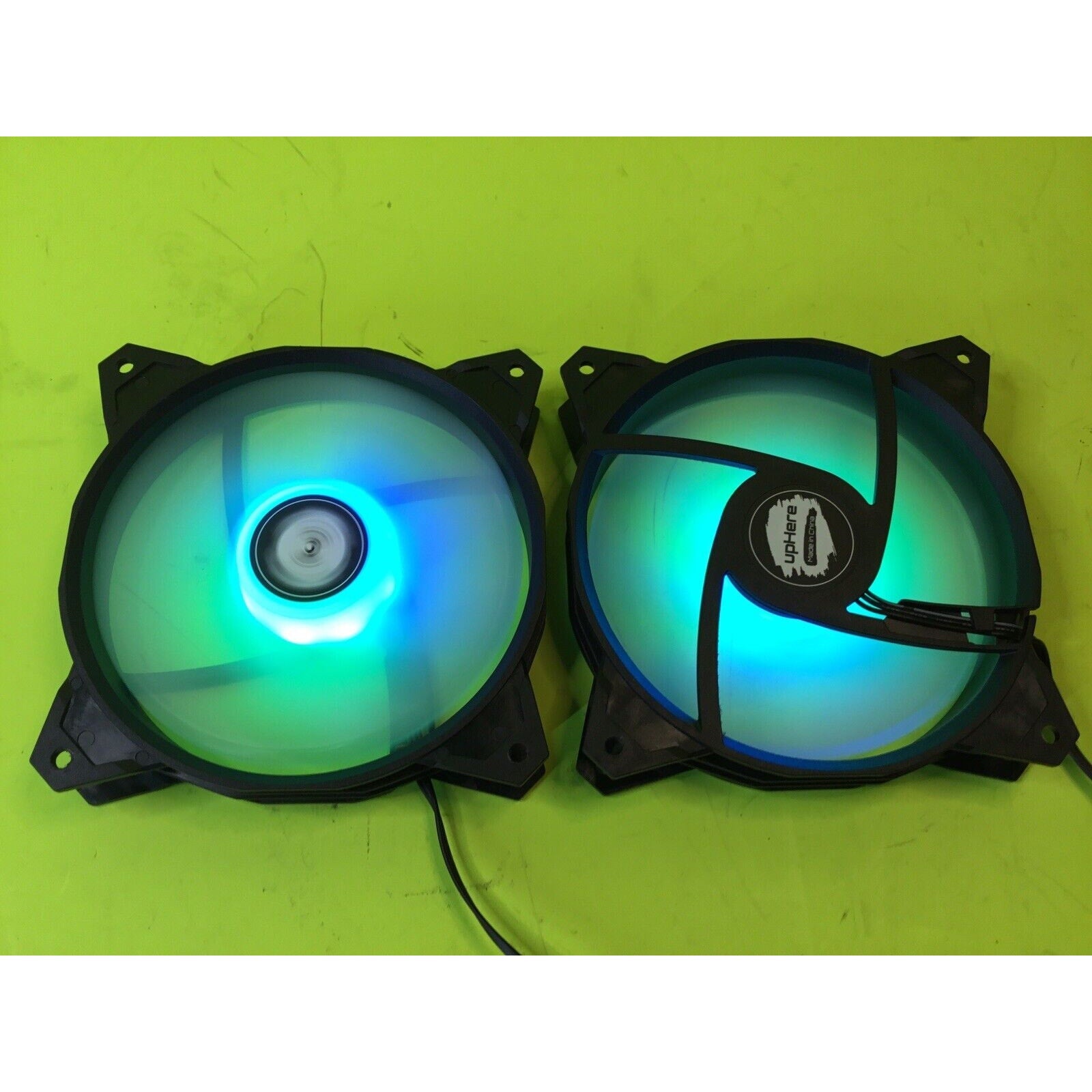 Lot of 2x UpHere 120mm RGB Case Fans