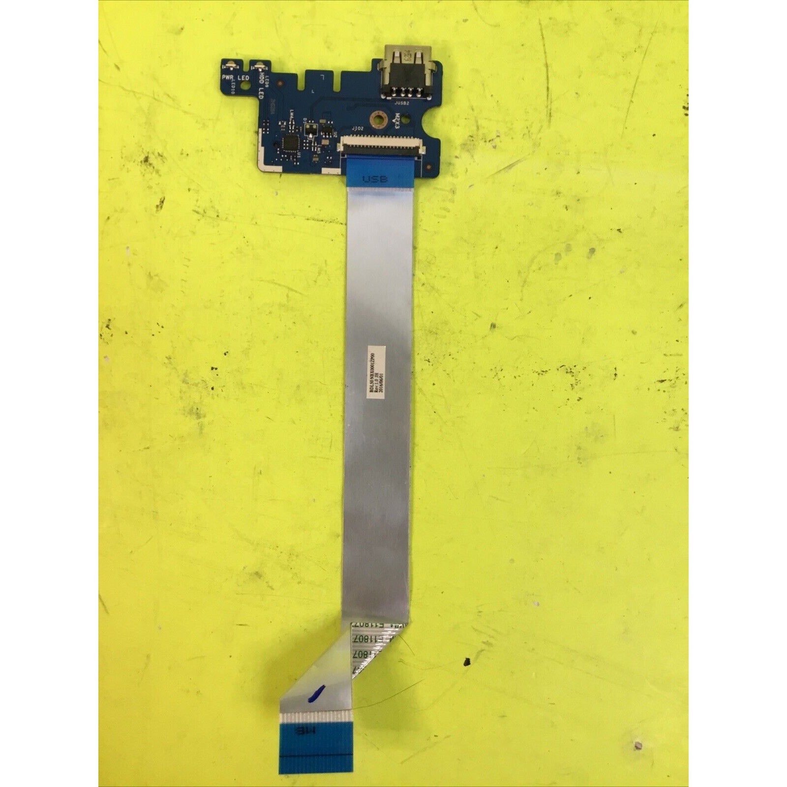 LS-D702P HP Notebook 15-AY Series USB SD Card Reader Board with Cable 855010-001