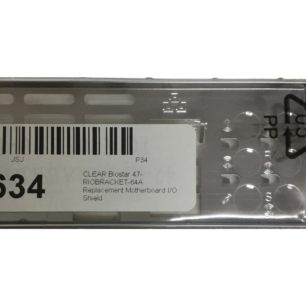 I/O Shield Back Plate Panel 47-RIOBRACKET-64A for BIOSTAR Motherboard Mainboard