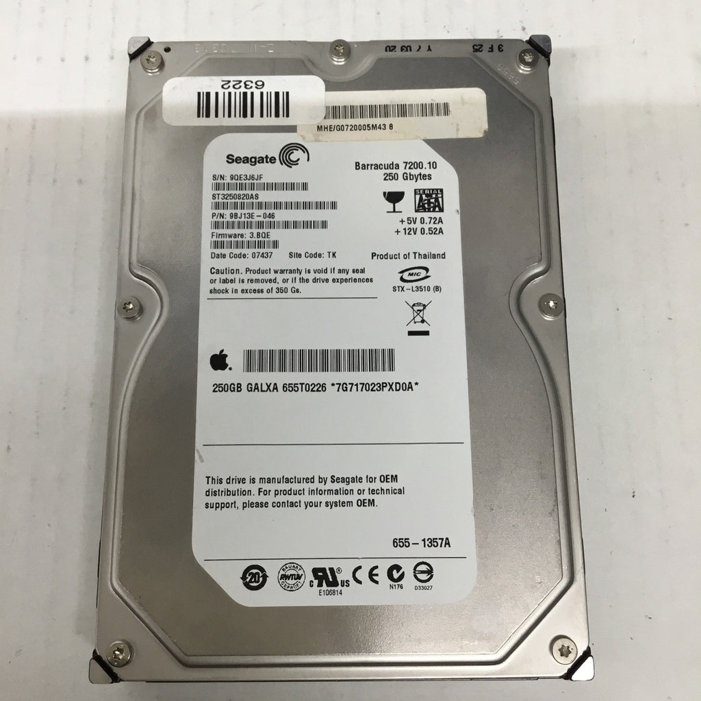 Seagate ST3250820AS 9BJ13E-046 250gb 3.5" Sata JUN-2007