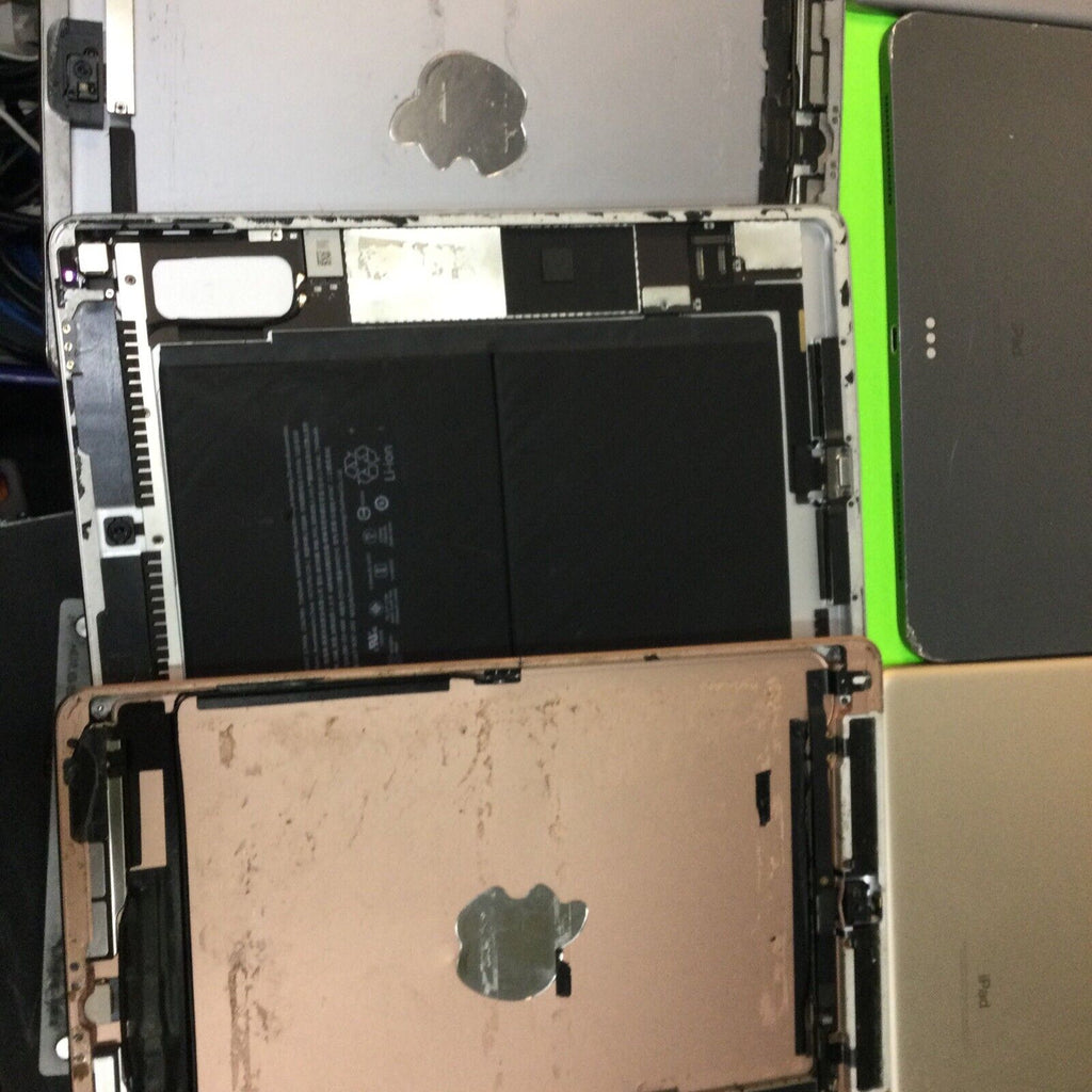 Lot of 8 assorted iPad housings for parts or repair